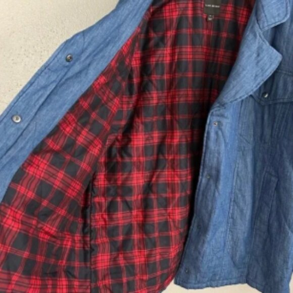 Warm denim and flannel lined jacket. - Picture 3 of 6